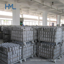 Huameilong Industrial Stackable Cargo Storage Wire Mesh Pallet Storage Cages